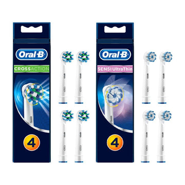 Cross Action & Sensi Brush Heads 8S Bundle